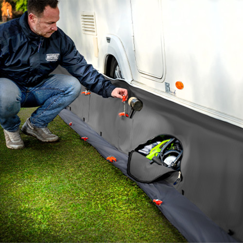 Maypole caravan draught - draught, skirt