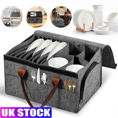 Camping dinnerware storage - storage, bag