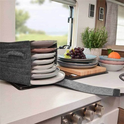 Caravan plate holder cupboard - plate,
