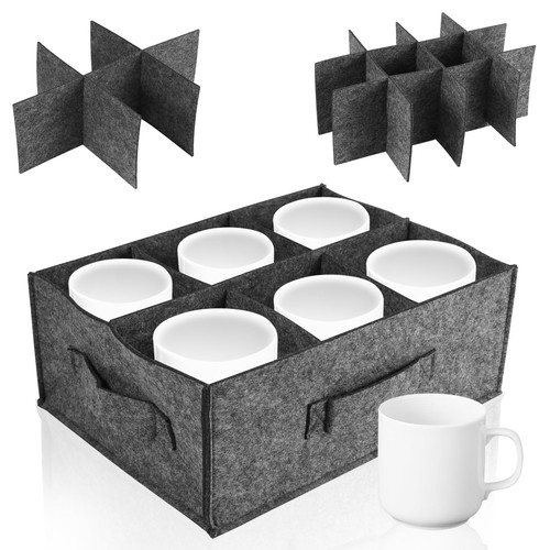 Caravan mug storage - caravan, felt